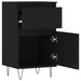 Servante, 2 buc., negru, 40x35x70 cm, lemn prelucrat - WALTI WALTI