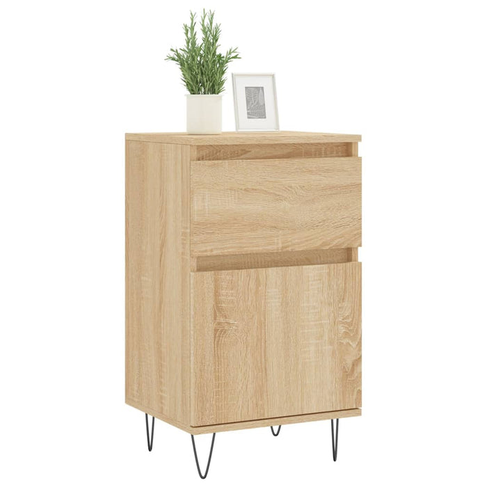 Servante, 2 buc., stejar sonoma, 40x35x70 cm, lemn prelucrat WALTI