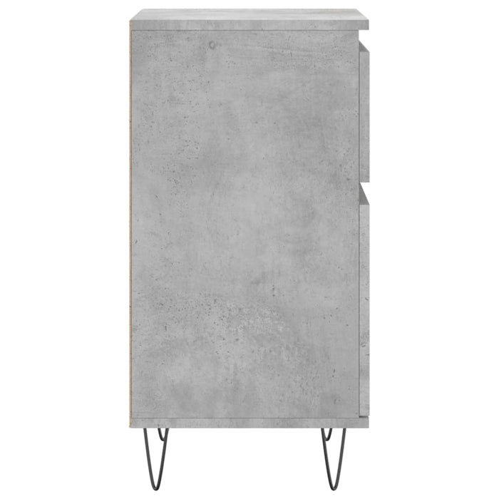 Servantă, gri beton, 40x35x70 cm, lemn prelucrat - WALTI WALTI