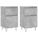 Servante, 2 buc., gri beton, 40x35x70 cm, lemn prelucrat - WALTI WALTI