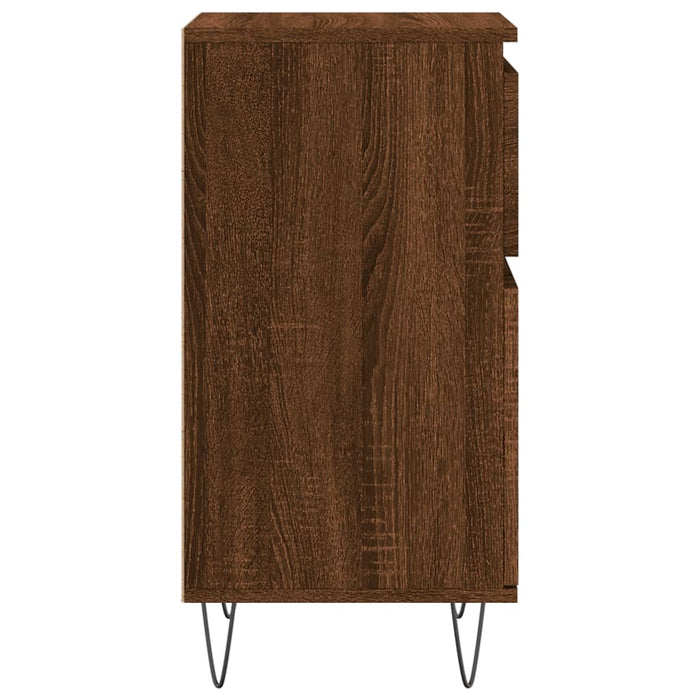 Servante, 2 buc., stejar maro, 40x35x70 cm, lemn prelucrat WALTI