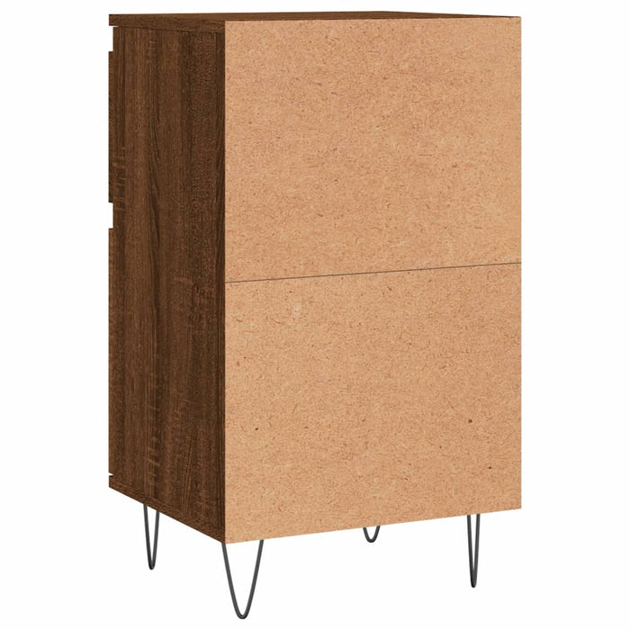 Servante, 2 buc., stejar maro, 40x35x70 cm, lemn prelucrat WALTI