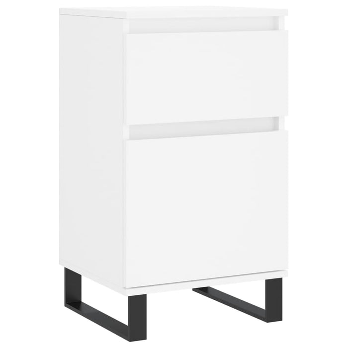 Servante, 2 buc., alb, 40x35x70 cm, lemn prelucrat - WALTI WALTI