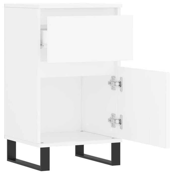 Servante, 2 buc., alb, 40x35x70 cm, lemn prelucrat - WALTI WALTI