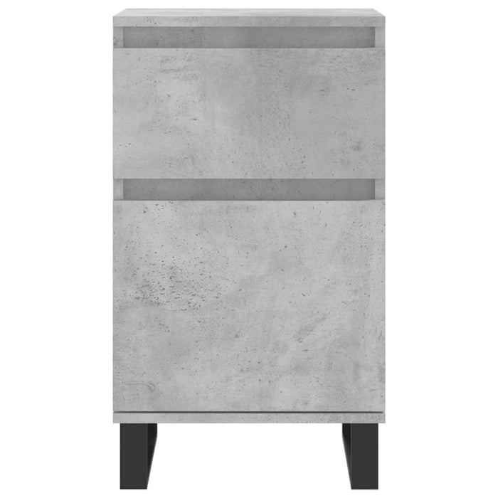 Servante, 2 buc., gri beton, 40x35x70 cm, lemn prelucrat - WALTI WALTI