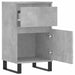 Servante, 2 buc., gri beton, 40x35x70 cm, lemn prelucrat - WALTI WALTI