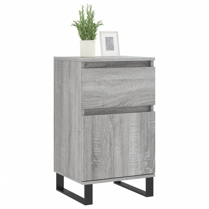 Servante, 2 buc., gri sonoma, 40x35x70 cm, lemn prelucrat - WALTI WALTI