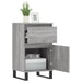 Servante, 2 buc., gri sonoma, 40x35x70 cm, lemn prelucrat - WALTI WALTI