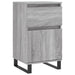 Servante, 2 buc., gri sonoma, 40x35x70 cm, lemn prelucrat - WALTI WALTI