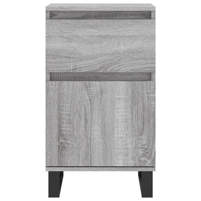Servante, 2 buc., gri sonoma, 40x35x70 cm, lemn prelucrat - WALTI WALTI