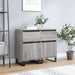 Servante, 2 buc., gri sonoma, 40x35x70 cm, lemn prelucrat - WALTI WALTI