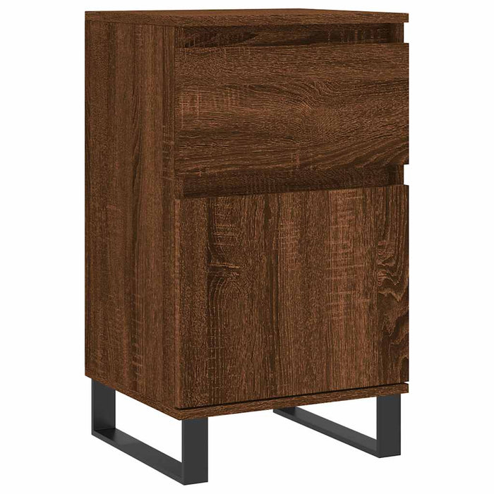 Servante, 2 buc., stejar maro, 40x35x70 cm, lemn prelucrat - WALTI WALTI