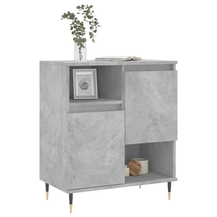 Servantă, gri beton, 60x35x70 cm, lemn prelucrat - WALTI WALTI