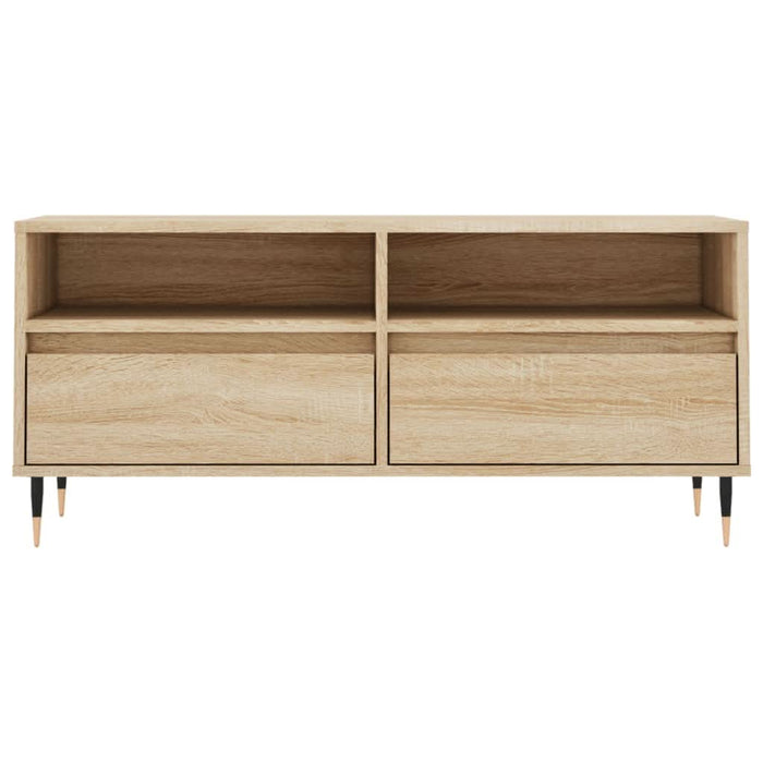 Comodă TV, stejar sonoma, 100x34,5x44,5 cm, lemn prelucrat - WALTI WALTI