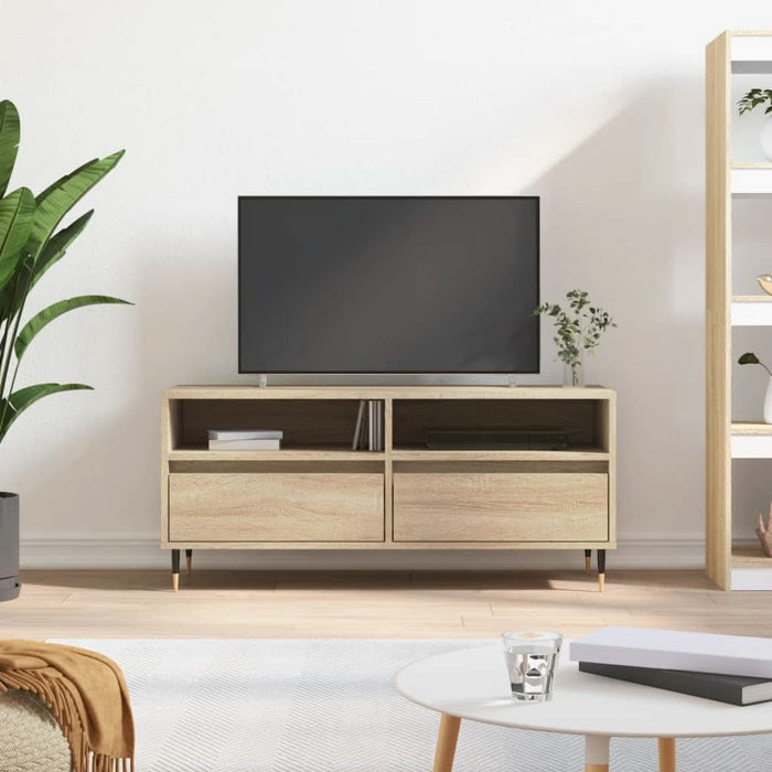 Comodă TV, stejar sonoma, 100x34,5x44,5 cm, lemn prelucrat - WALTI WALTI