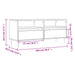 Comodă TV, gri beton, 100x34,5x44,5 cm, lemn prelucrat - WALTI WALTI