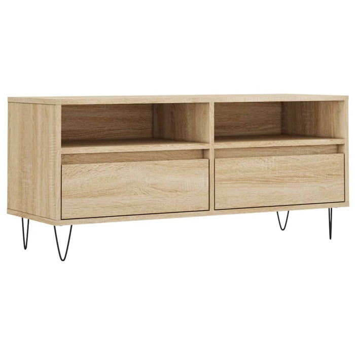 Comodă TV, stejar sonoma, 100x34,5x44,5 cm, lemn prelucrat WALTI