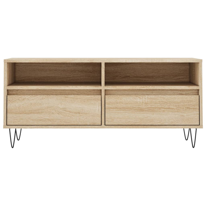 Comodă TV, stejar sonoma, 100x34,5x44,5 cm, lemn prelucrat WALTI