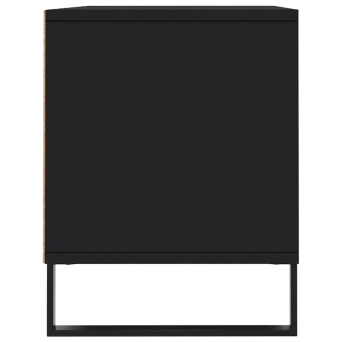 Comodă TV, negru, 100x34,5x44,5 cm, lemn prelucrat WALTI