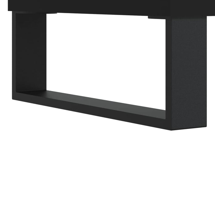 Comodă TV, negru, 100x34,5x44,5 cm, lemn prelucrat WALTI