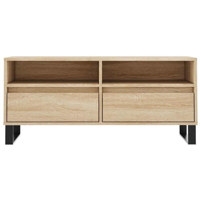 Comodă TV, stejar sonoma, 100x34,5x44,5 cm, lemn prelucrat - WALTI WALTI