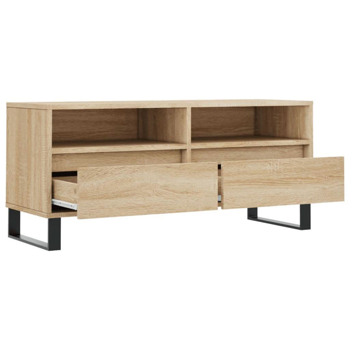 Comodă TV, stejar sonoma, 100x34,5x44,5 cm, lemn prelucrat - WALTI WALTI