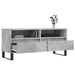 Comodă TV, gri beton, 100x34,5x44,5 cm, lemn prelucrat - WALTI WALTI