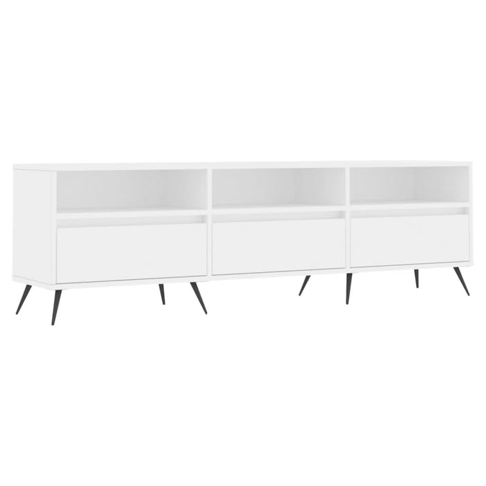 Comodă TV, alb, 150x30x44,5 cm, lemn prelucrat - WALTI WALTI