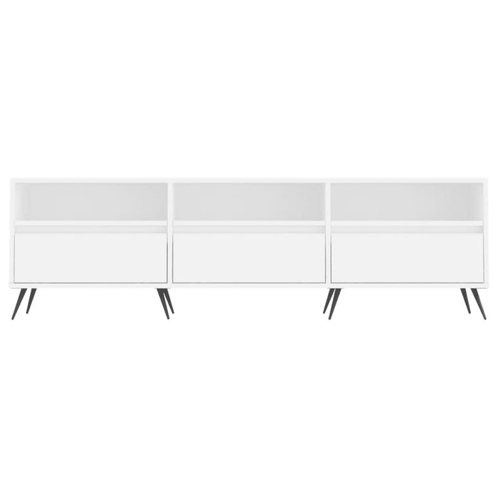 Comodă TV, alb, 150x30x44,5 cm, lemn prelucrat - WALTI WALTI