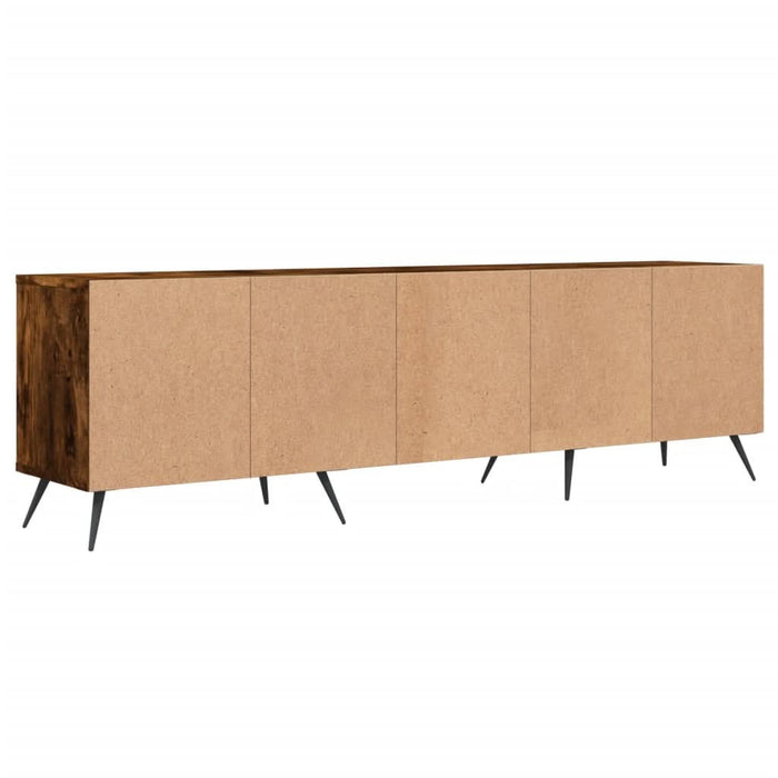 Comodă TV, stejar fumuriu, 150x30x44,5 cm, lemn prelucrat - WALTI WALTI