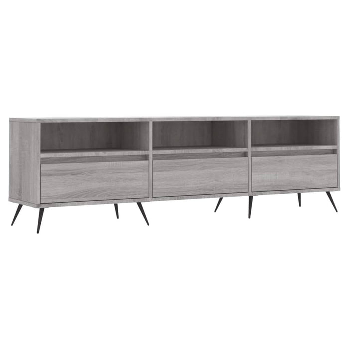 Comodă TV, gri sonoma, 150x30x44,5 cm, lemn prelucrat - WALTI WALTI