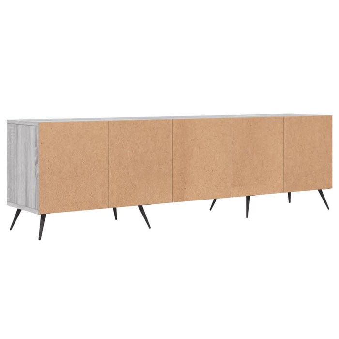 Comodă TV, gri sonoma, 150x30x44,5 cm, lemn prelucrat - WALTI WALTI