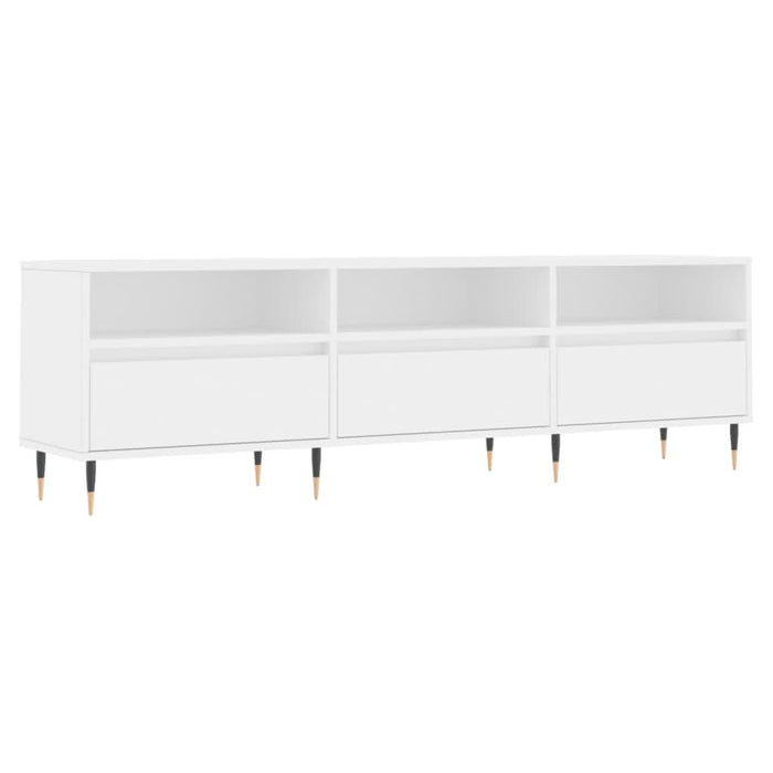 Comodă TV, alb, 150x30x44,5 cm, lemn prelucrat - WALTI WALTI