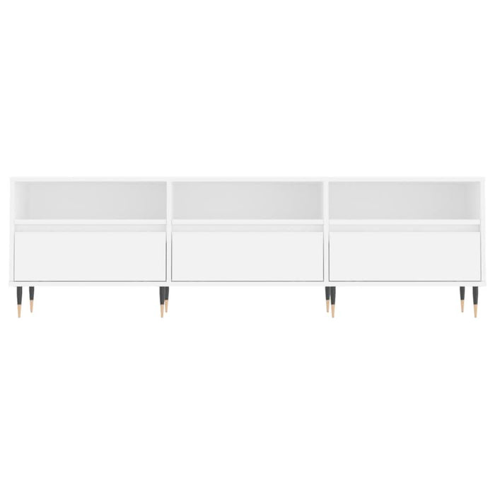 Comodă TV, alb, 150x30x44,5 cm, lemn prelucrat - WALTI WALTI