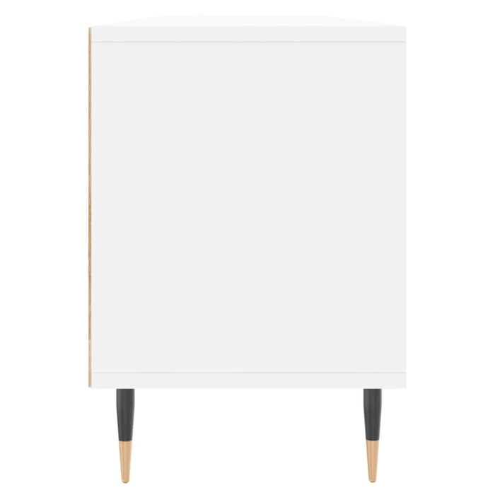 Comodă TV, alb, 150x30x44,5 cm, lemn prelucrat - WALTI WALTI