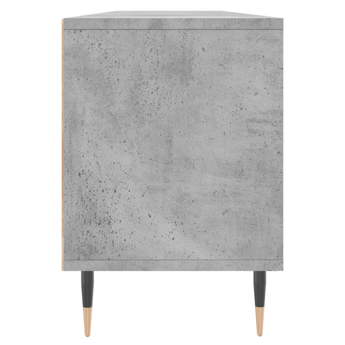 Comodă TV, gri beton, 150x30x44,5 cm, lemn prelucrat - WALTI WALTI