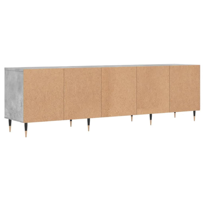 Comodă TV, gri beton, 150x30x44,5 cm, lemn prelucrat - WALTI WALTI