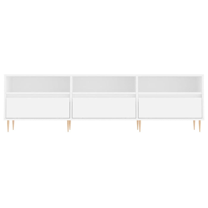 Comodă TV, alb, 150x30x44,5 cm, lemn prelucrat WALTI