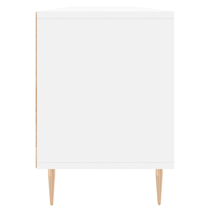 Comodă TV, alb, 150x30x44,5 cm, lemn prelucrat WALTI