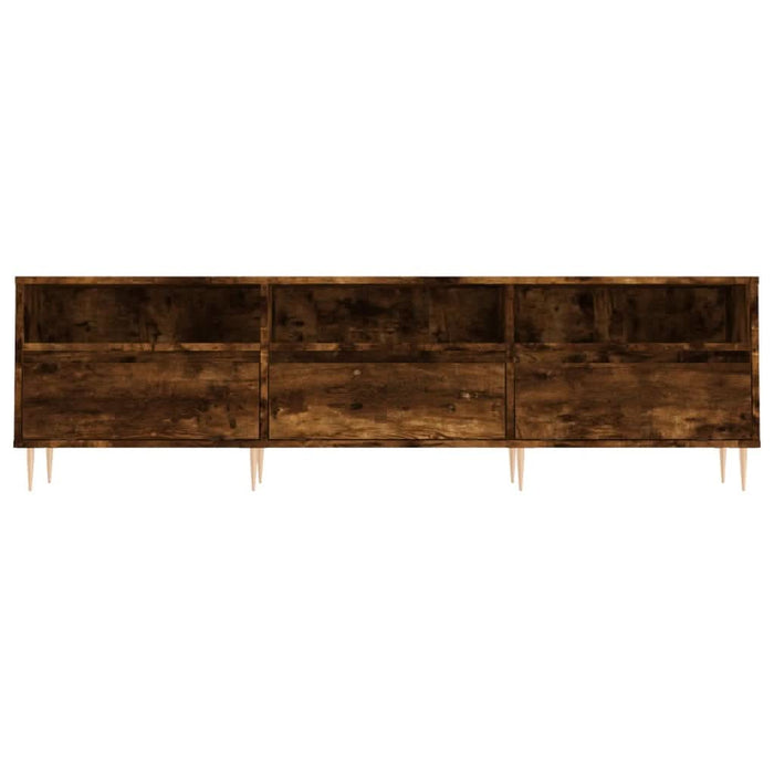 Comodă TV, stejar fumuriu, 150x30x44,5 cm, lemn prelucrat - WALTI WALTI