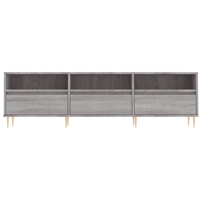 Comodă TV, gri sonoma, 150x30x44,5 cm, lemn prelucrat - WALTI WALTI