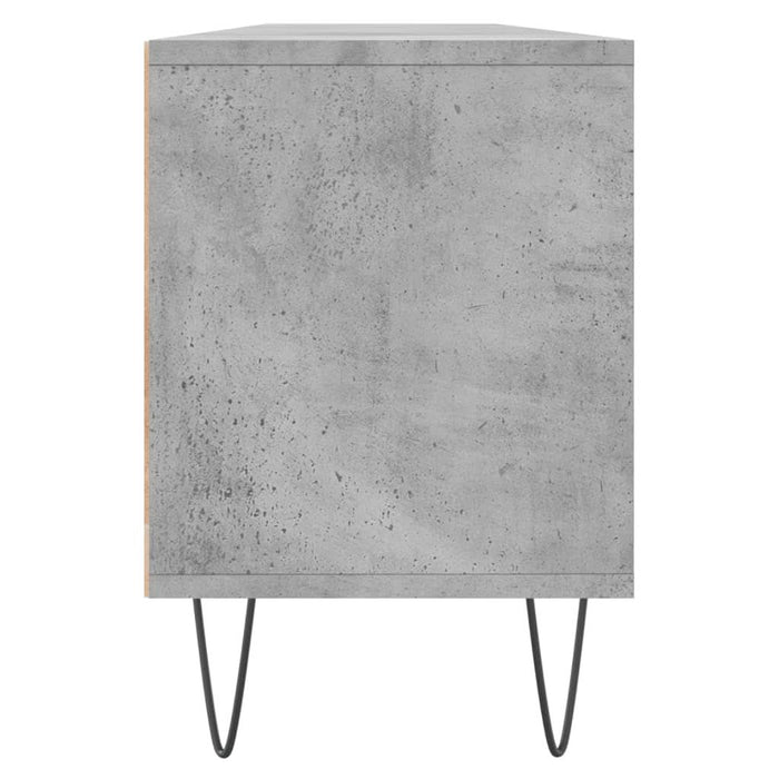 Comodă TV, gri beton, 150x30x44,5 cm, lemn prelucrat - WALTI WALTI
