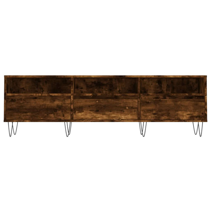 Comodă TV, stejar fumuriu, 150x30x44,5 cm, lemn prelucrat - WALTI WALTI