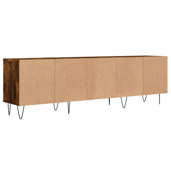 Comodă TV, stejar fumuriu, 150x30x44,5 cm, lemn prelucrat - WALTI WALTI