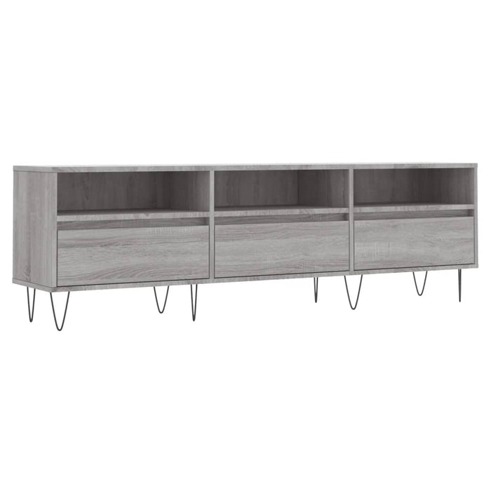 Comodă TV, gri sonoma, 150x30x44,5 cm, lemn prelucrat - WALTI WALTI