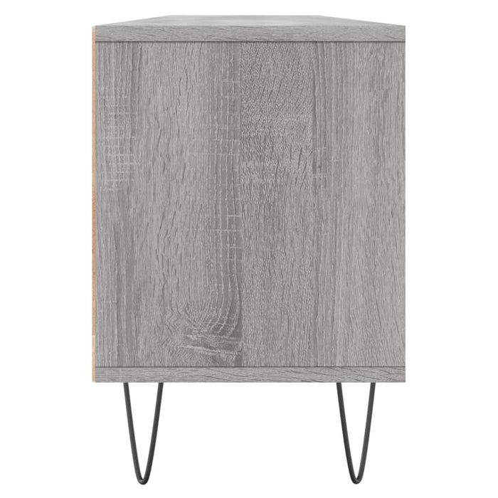 Comodă TV, gri sonoma, 150x30x44,5 cm, lemn prelucrat - WALTI WALTI