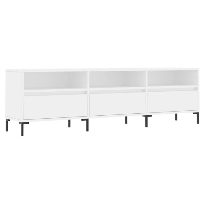 Comodă TV, alb, 150x30x44,5 cm, lemn prelucrat - WALTI WALTI