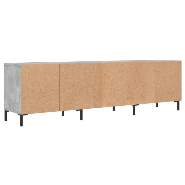 Comodă TV, gri beton, 150x30x44,5 cm, lemn prelucrat - WALTI WALTI