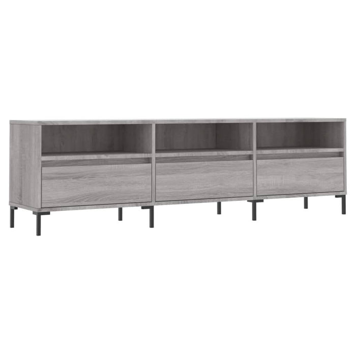 Comodă TV, gri sonoma, 150x30x44,5 cm, lemn prelucrat - WALTI WALTI