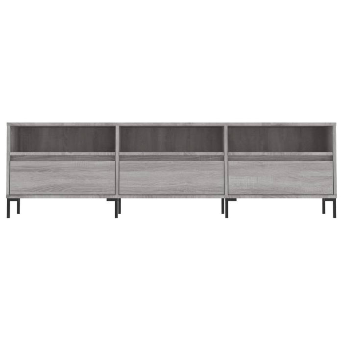 Comodă TV, gri sonoma, 150x30x44,5 cm, lemn prelucrat - WALTI WALTI